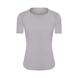 Top Women Sport Crop T-shirt Yoga Gym Shirts Women's Short Sleeve Top Outdoor Jogging Fitness Breathable Quick Drying Sportswear 7