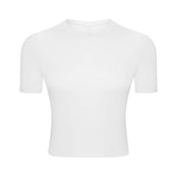 LuluTop Women Gym Shirts Women's Short Sleeve Top Yoga Fitness Sport Crop T-shirt Sportswear Outdoor Leisure Womens Clothing 8