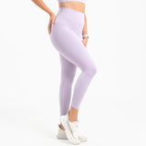 Fitness pants women large pockets high-waisted belly lifting hip yoga pants outside running exercise tight pants