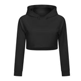 YOGA Top Choice Store Women's Long Sleeve Top Gym Yoga Fitness Shirts Hoodies Crop Top Tracksuit Sweatshirt Outdoor Jogging Leisure Blouses